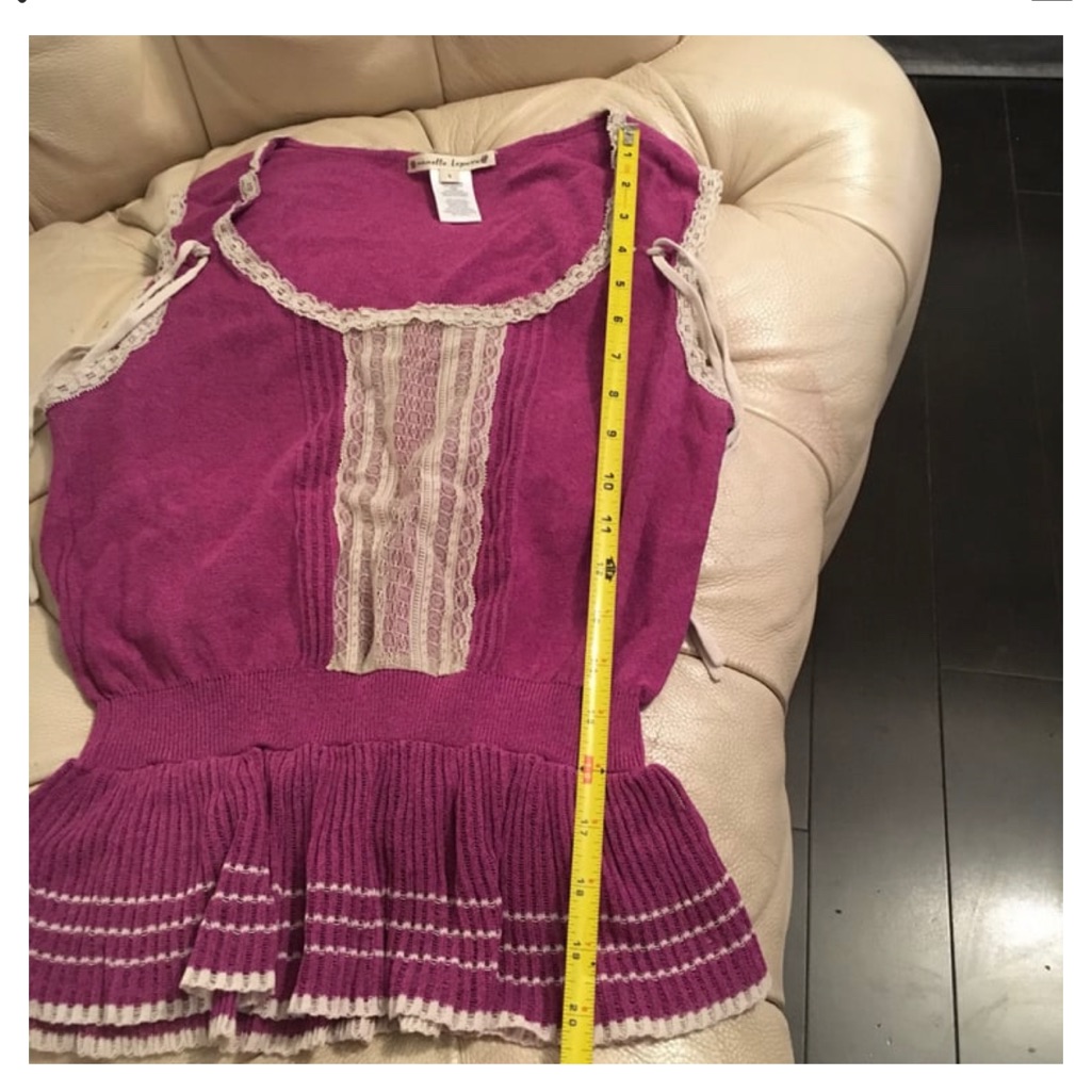Nanette Lepore Peplum Sweater Top